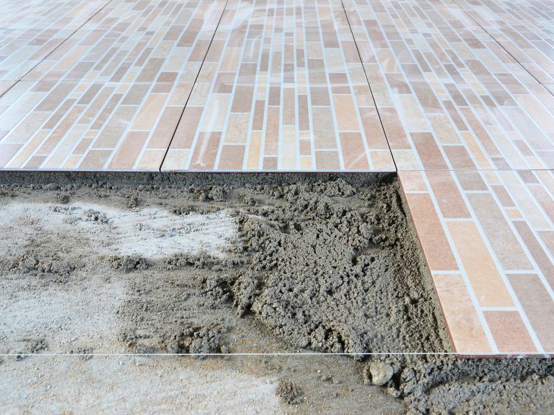 Travertine Floor Installation